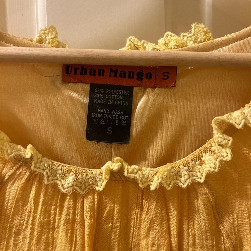 Yellow Ruffled Dress - Picture 3 of 3